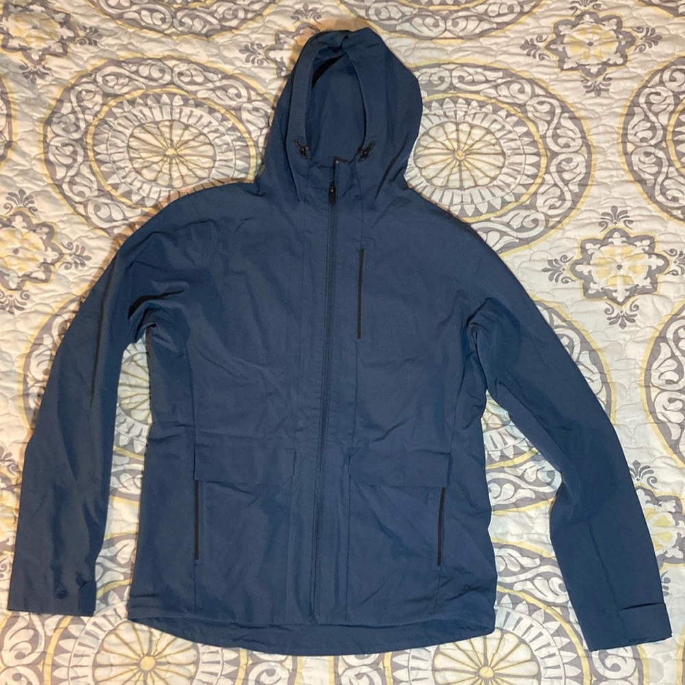 Ten Thousand Midweight Tech Jacket Navy Blue Size Small